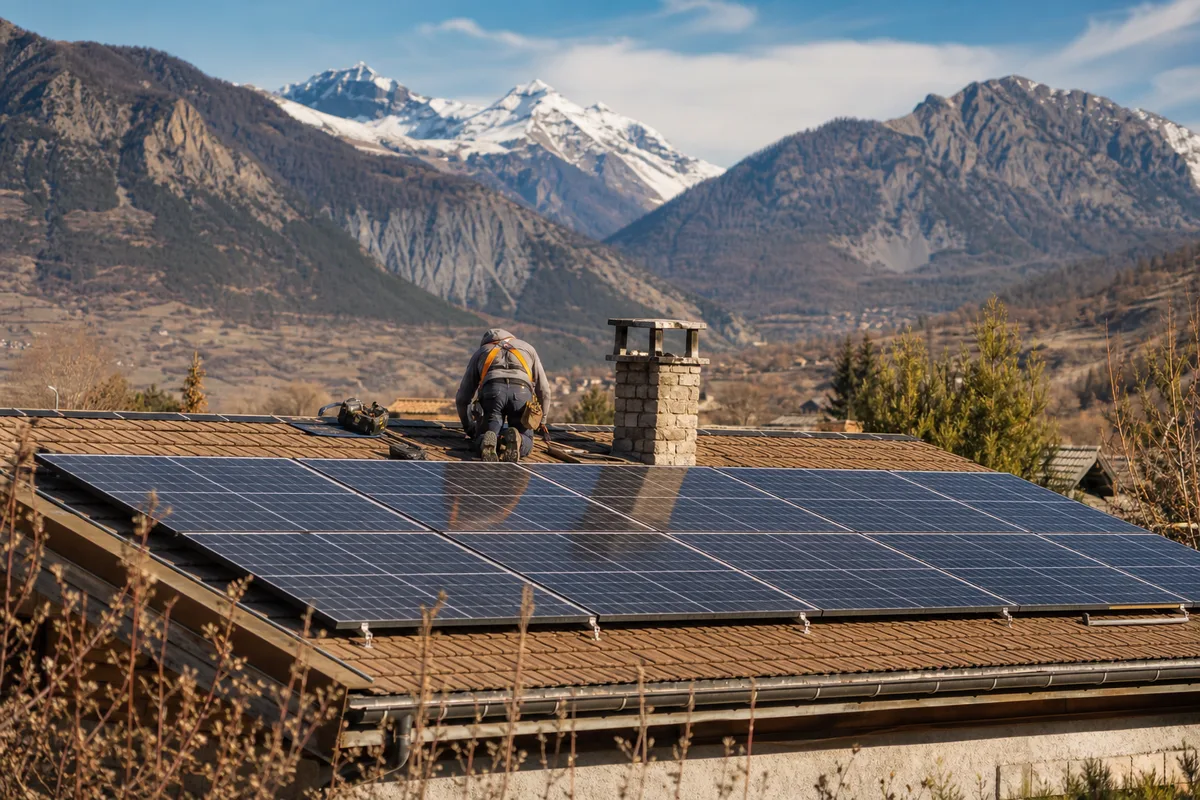 Durée de vie d'une installation solaire dans la vallée de la Durance, entre Briançon et Embrun : le retour des chantiers
