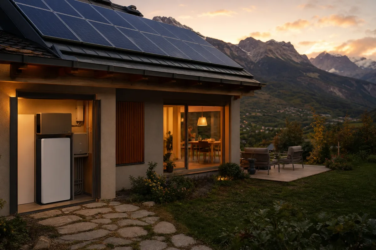 Batterie et autoconsommation à L'Argentière-la-Bessée